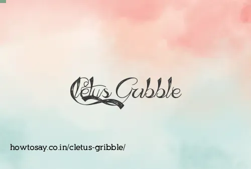 Cletus Gribble