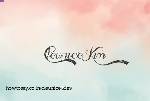 Cleunice Kim