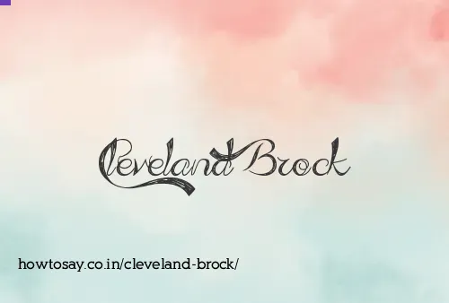 Cleveland Brock