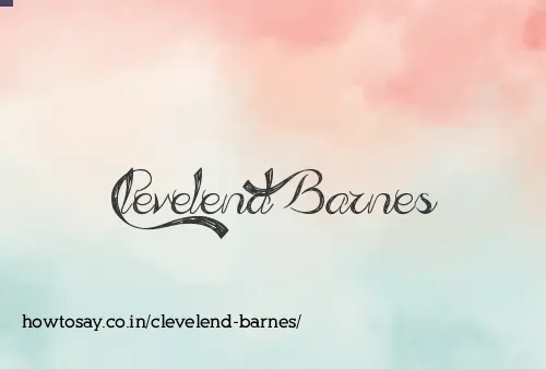 Clevelend Barnes