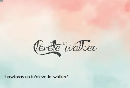 Clevette Walker