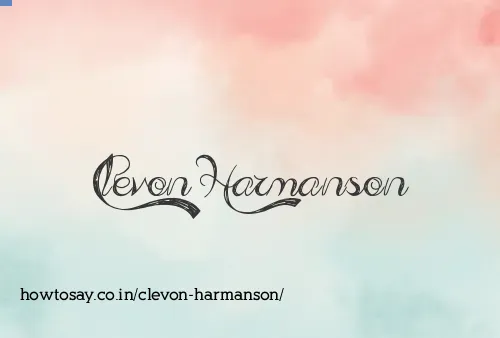 Clevon Harmanson