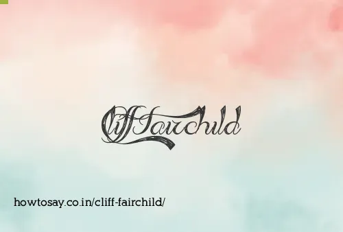 Cliff Fairchild