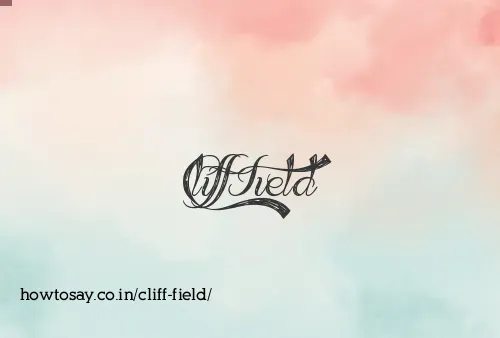Cliff Field