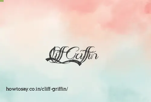 Cliff Griffin