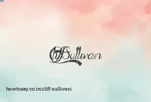 Cliff Sullivan