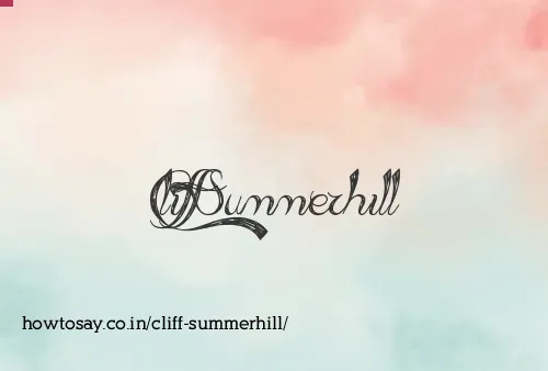Cliff Summerhill