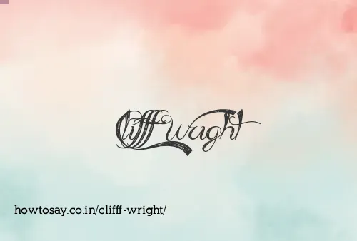 Clifff Wright