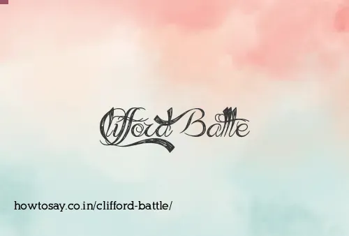 Clifford Battle