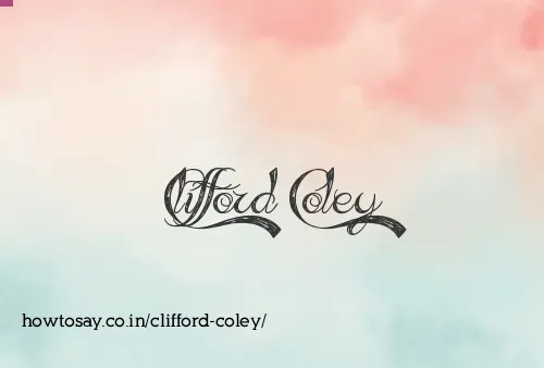 Clifford Coley
