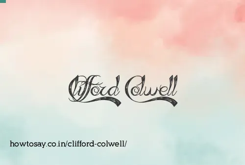 Clifford Colwell