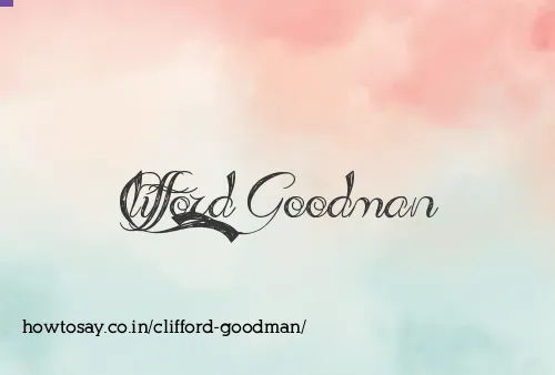 Clifford Goodman