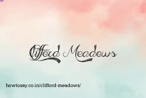 Clifford Meadows