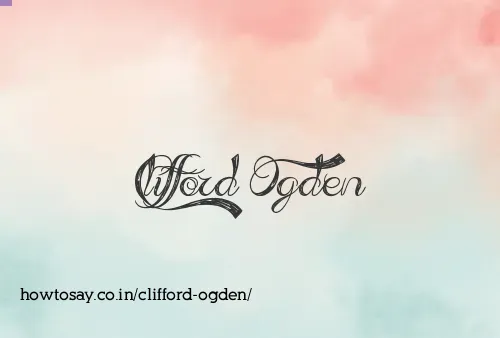 Clifford Ogden