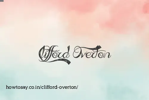Clifford Overton