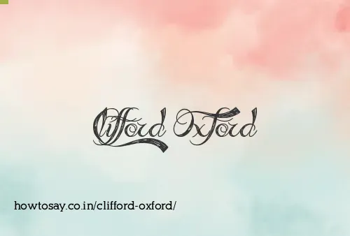 Clifford Oxford