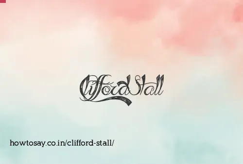 Clifford Stall