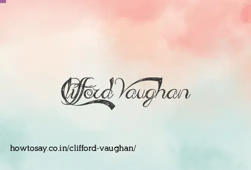 Clifford Vaughan