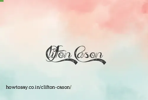 Clifton Cason