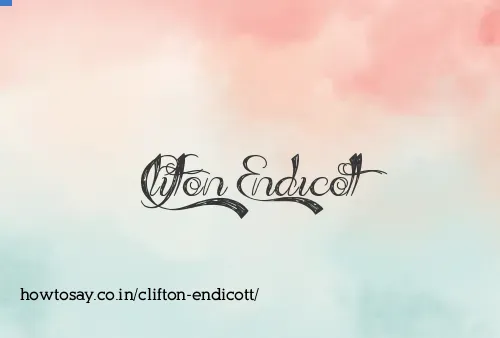 Clifton Endicott
