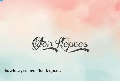 Clifton Klepees