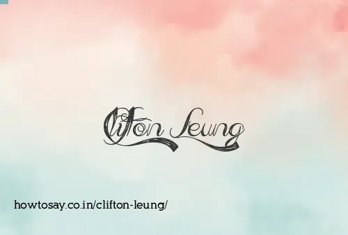 Clifton Leung
