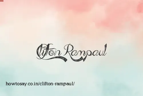 Clifton Rampaul