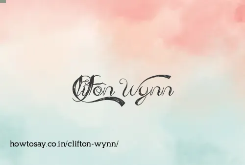 Clifton Wynn