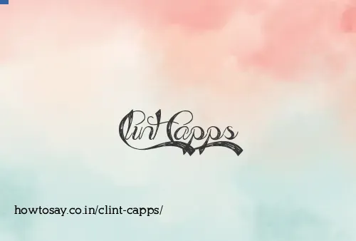 Clint Capps