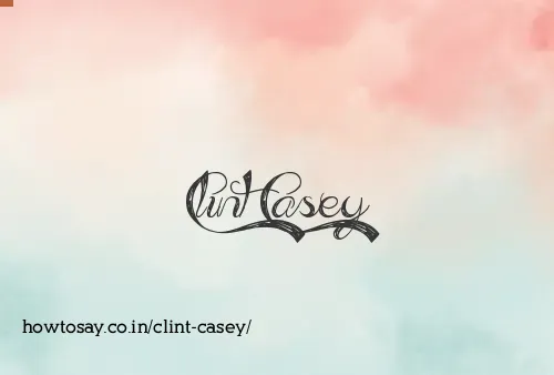 Clint Casey