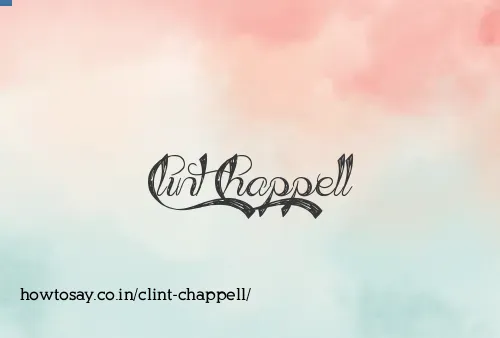 Clint Chappell