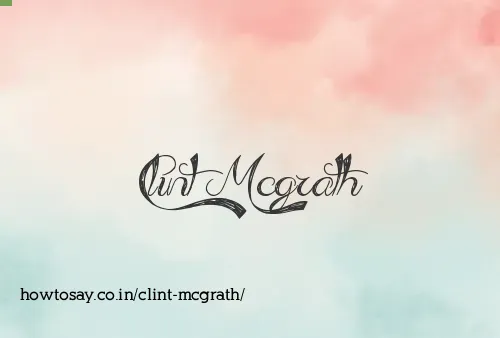 Clint Mcgrath
