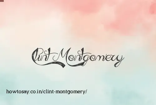 Clint Montgomery