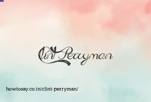 Clint Perryman