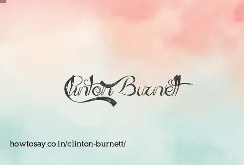 Clinton Burnett