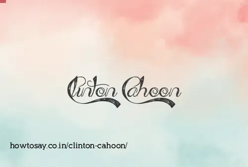 Clinton Cahoon