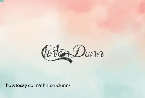 Clinton Dunn