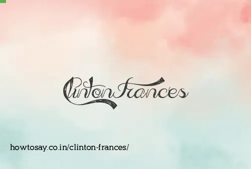 Clinton Frances