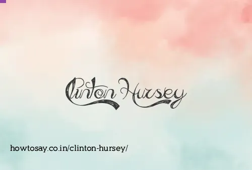 Clinton Hursey