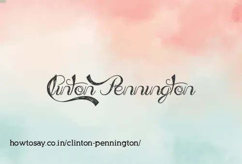 Clinton Pennington