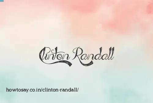 Clinton Randall