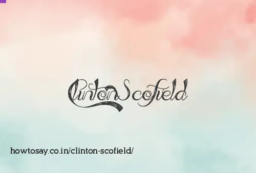Clinton Scofield