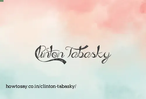Clinton Tabasky