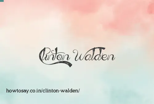 Clinton Walden
