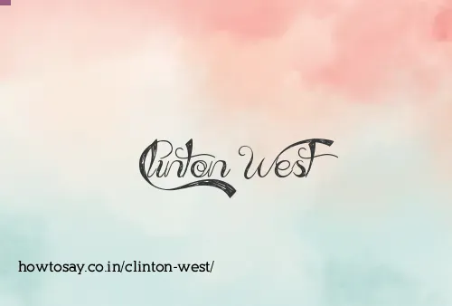 Clinton West
