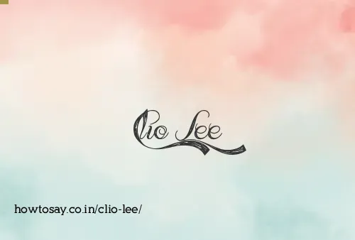 Clio Lee