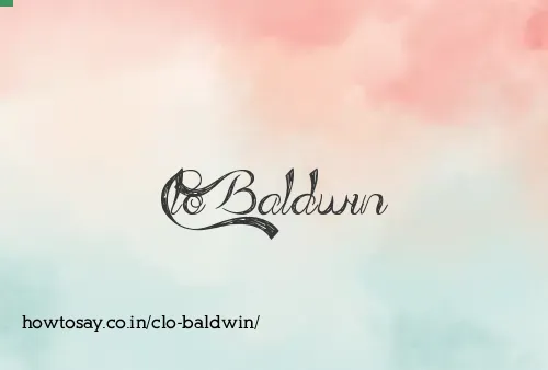 Clo Baldwin