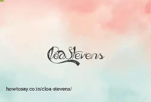 Cloa Stevens
