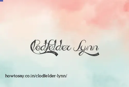 Clodfelder Lynn