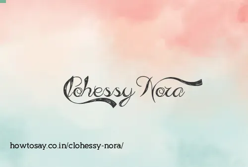 Clohessy Nora